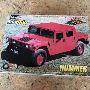 SnapTite Red Hummer Model Kit